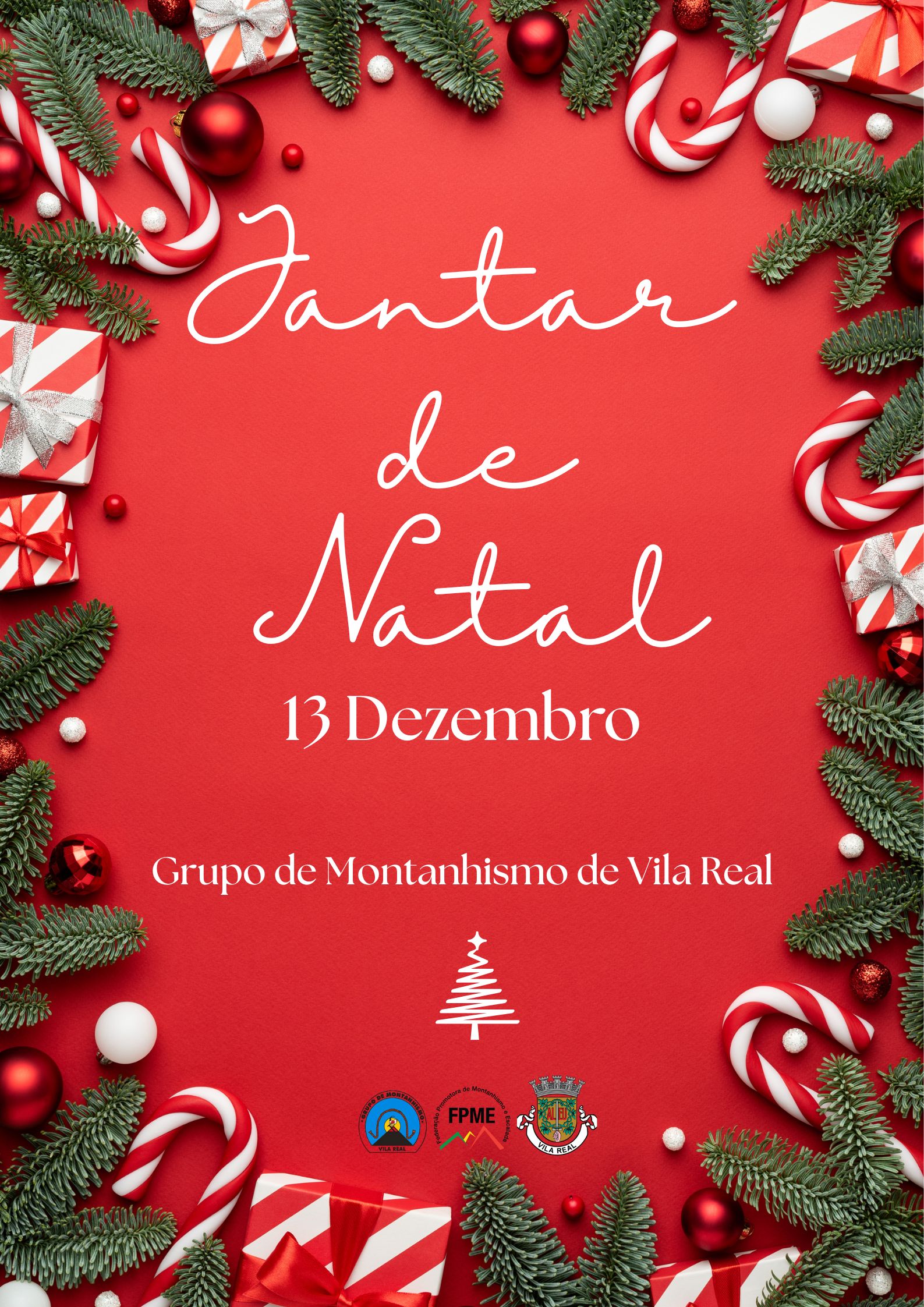 cartaz jantar de natal gmvr 2025